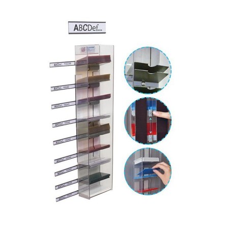 LEANFLASH CUMUL magnétique 110 x 570 mm – Gestion visuelle cumulative des flux