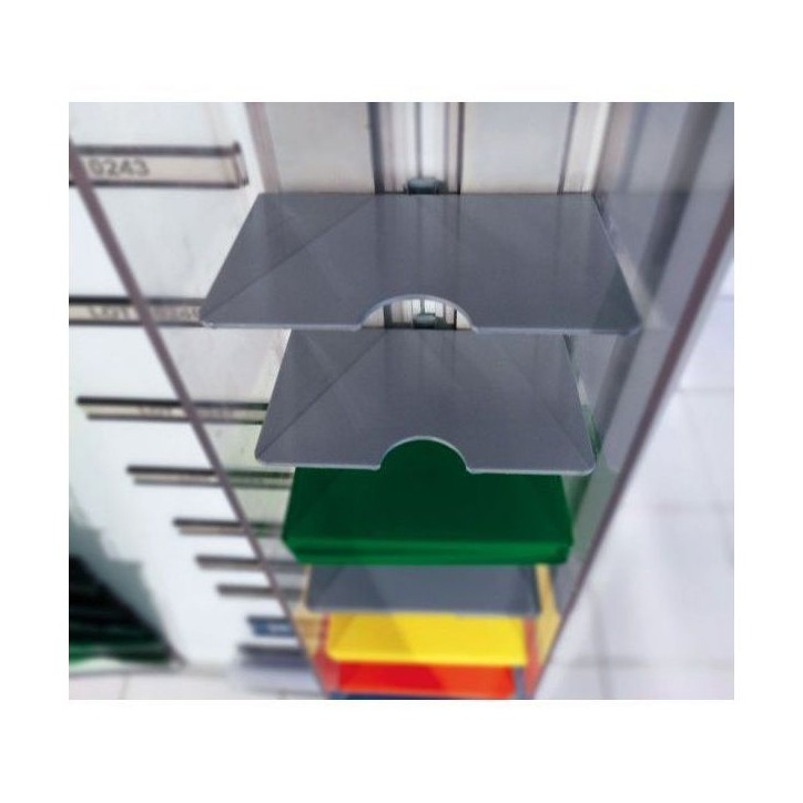 Lot de 5 Intercalaire incliné complémentaire réglable en hauteur Lot de 5 Intercalaire incliné complémentaire réglable en hauteur