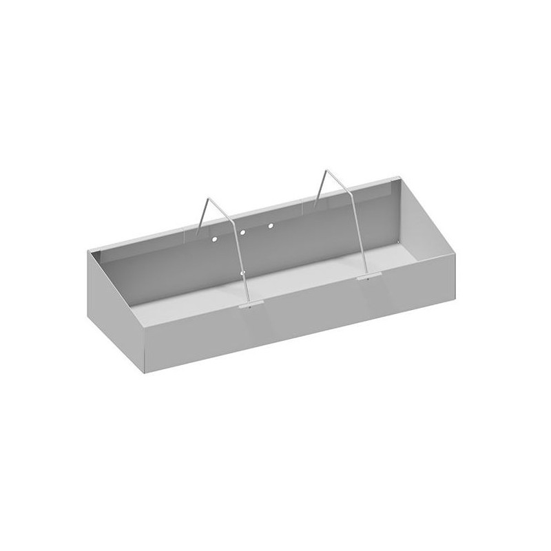 660940 - Etagère en INOX avec séparateurs, réglable en hauteur pour produits