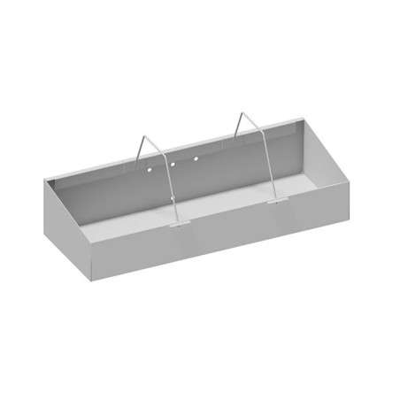 Étagère inox avec séparateurs réglables – Organisation optimale des produits