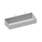 660940 - Etagère en INOX avec séparateurs, réglable en hauteur pour produits