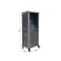 660966 - NETPOST 850 INOX avec porte en PMMA transparent