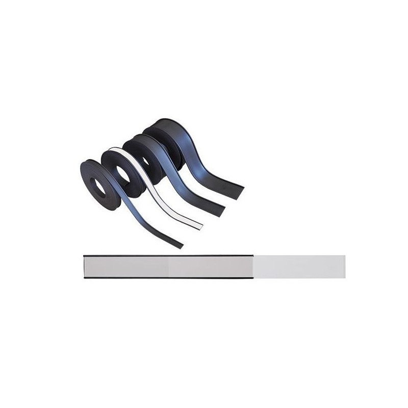 Porte-étiquette magnétique L 5 m x H 15 mm Porte-étiquette magnétique L 5 m x H 15 mm