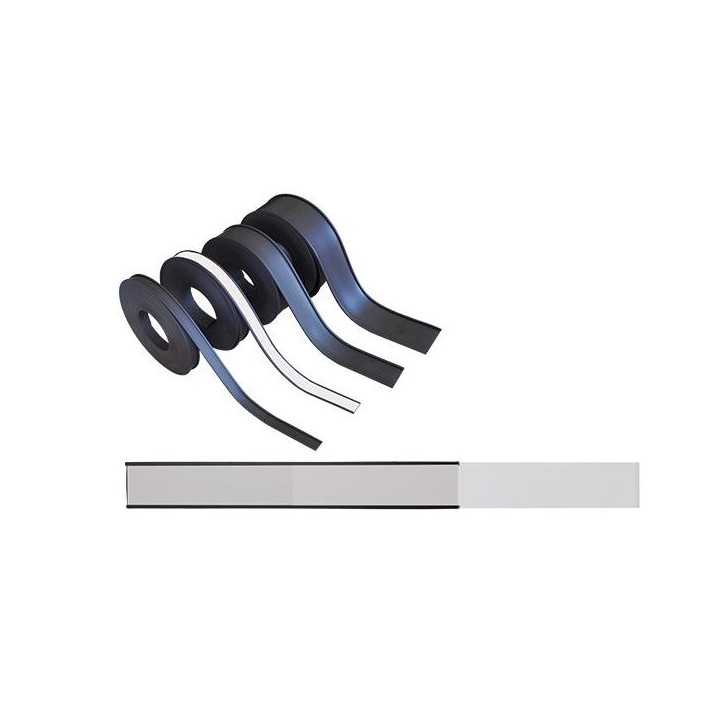 Porte-étiquette magnétique L 5 m x H 15 mm Porte-étiquette magnétique L 5 m x H 15 mm