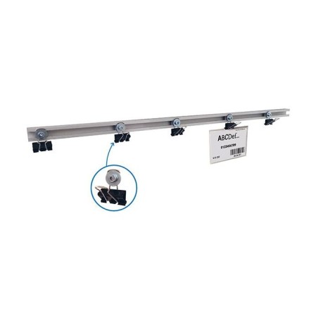 LEANFLASH RAIL magnétique 1200 mm – Support modulable pour organisation visuelle