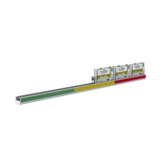 LEANFLASH DYNLOT 1800 mm magnétique – Support modulable pour organisation visuelle