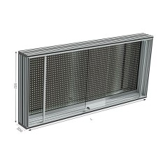 601973 - Panneau porte-outil perforé INOX | MAINTPOST 350A INOX MURAL