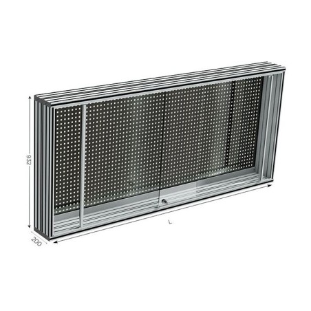 601973 - Panneau porte-outil perforé INOX | MAINTPOST 350A INOX MURAL