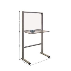 516940 - QUALIPOST 650B INOX l avec plateau et pieds en INOX