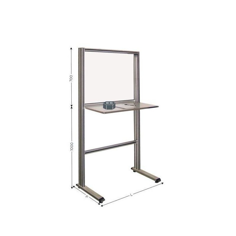 516940 - QUALIPOST 650B INOX l avec plateau et pieds en INOX 516940 - QUALIPOST 650B INOX l avec plateau et pieds en INOX