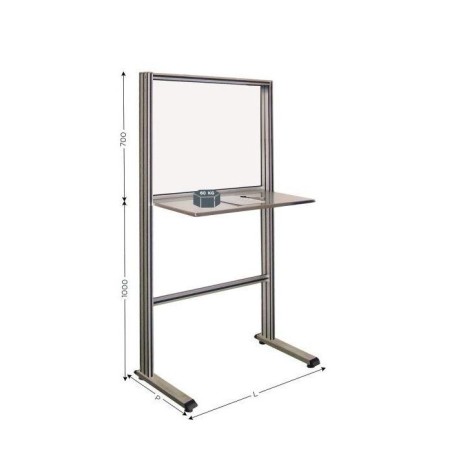 516940 - QUALIPOST 650B INOX l avec plateau et pieds en INOX