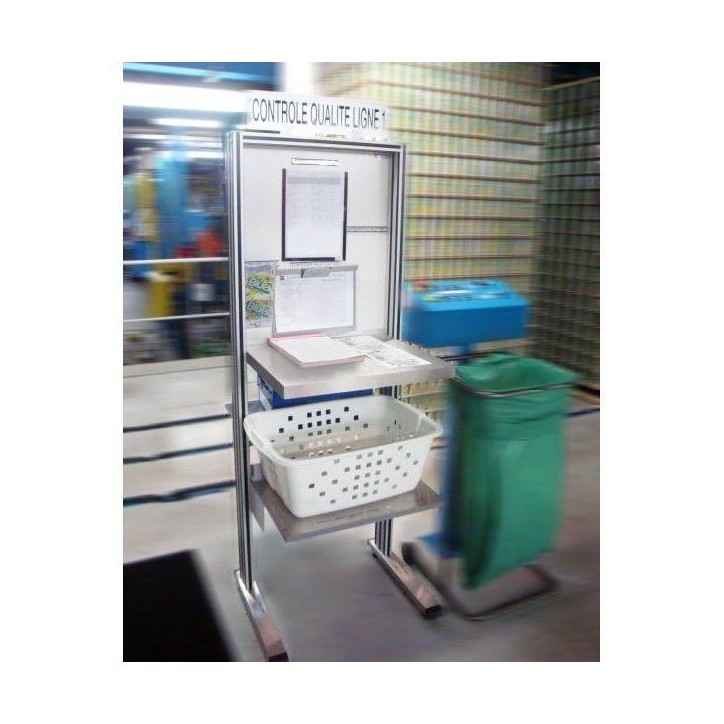 QUALIPOST 650B INOX l avec plateau et pieds en INOX