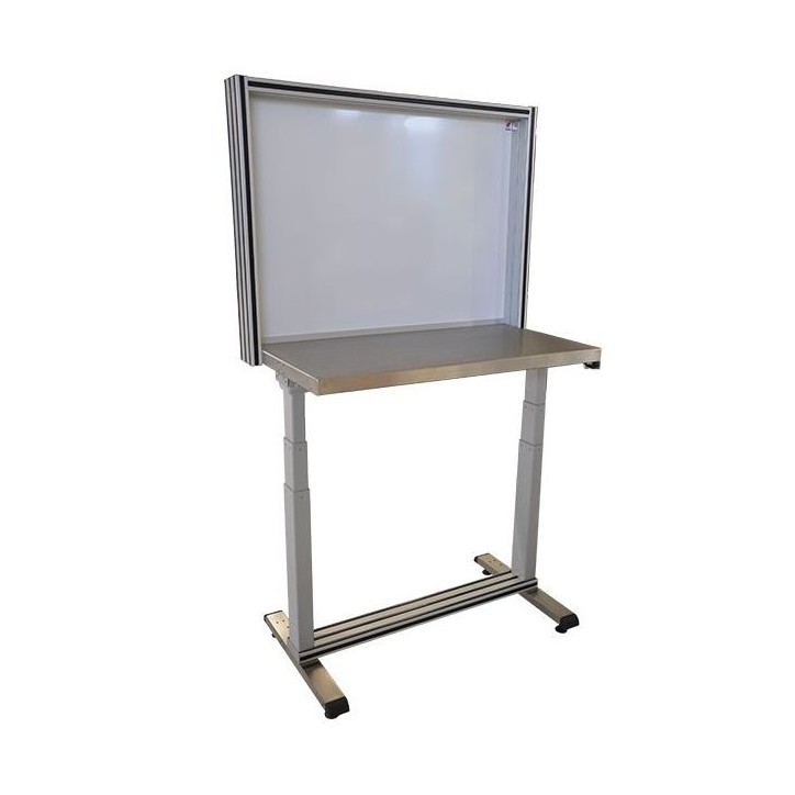 Poste de travail industriel électrique INOX | QUALIPOST 650 ERGO INOX Poste de travail industriel électrique INOX | QUALIPOST 650 ERGO INOX