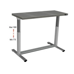 Poste de travail industriel électrique INOX | QUALIPOST 650 ERGO INOX