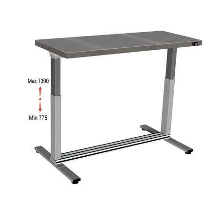 Poste de travail industriel électrique INOX | QUALIPOST 650 ERGO INOX
