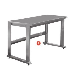 Poste de travail QUALIPOST 3500A INOX – Robuste et hygiénique pour environnements industriels