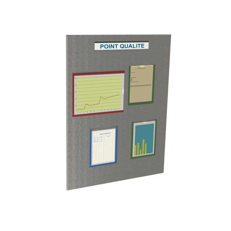 Tableau d’affichage magnétique en inox – Professionnel et durable