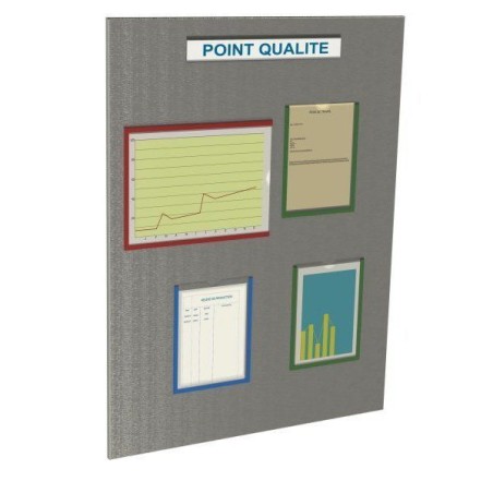 411950 - Tableau d'affichage magnétique en INOX | TABLEAU D'AFFICHAGE INOX