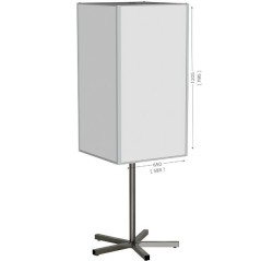 119911 - TOP'INFO 4 faces INOX H 1205 mm