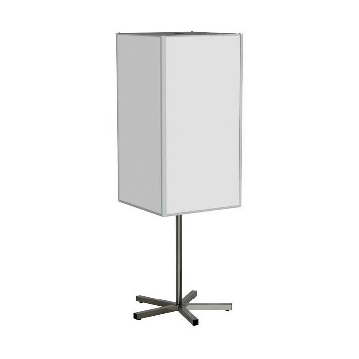 TOP'INFO 4 faces INOX H 1205 mm