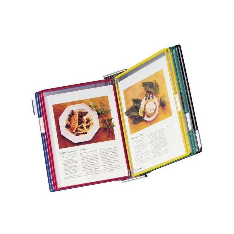 DOCAFLEX MURAL INOX 10 pochettes A4 – Organisation murale pratique