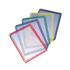 Pochettes INOX A4 assorties – Pivot pour accès facile aux documents