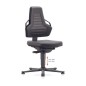 CHAISE D'ATELIER ESD CONFORT assise en polyurethane noir CHAISE D'ATELIER ESD CONFORT assise en polyurethane noir