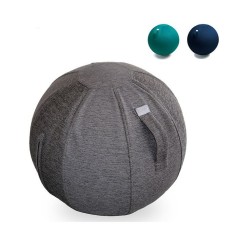 Siège ballon ergonomique gris – Ø 600-650 mm pour posture active