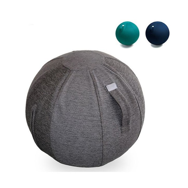 SIÈGE BALLON ERGONOMIQUE gris Ø 600-650 mm SIÈGE BALLON ERGONOMIQUE gris Ø 600-650 mm