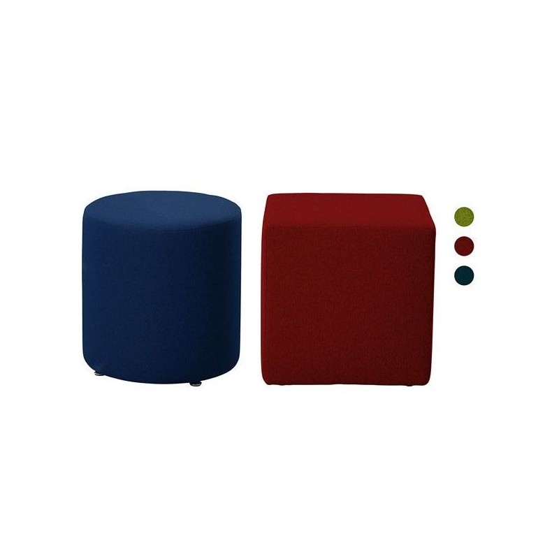 571133 - Assise en tissu en forme géométrique | POUF DESIGN