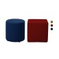 Assise en tissu en forme géométrique | POUF DESIGN Assise en tissu en forme géométrique | POUF DESIGN