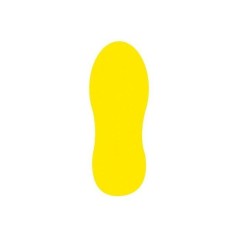 140252 - Lot de 20 pictogrammes adhésifs RENFORCE Pas jaune