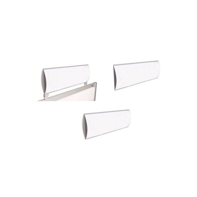 141402 - Bandeau bombé personnalisable l 300 x H 210 mm avec etrier de fixation 141402 - Bandeau bombé personnalisable l 300 x H 210 mm avec etrier de fixation