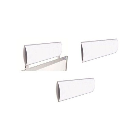 141402 - Bandeau bombé personnalisable l 300 x H 210 mm avec etrier de fixation