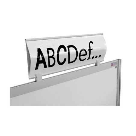 141402 - Bandeau bombé personnalisable l 300 x H 210 mm avec etrier de fixation
