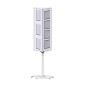 119511 : Top'info 3 faces SMALL l 505 x H 1205 mm tôle blanche vernie