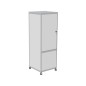 Cub'info 4 faces l 750 x H 2050 mm tôle blanche vernie avec porte ouvrante Cub'info 4 faces l 750 x H 2050 mm tôle blanche vernie avec porte ouvrante
