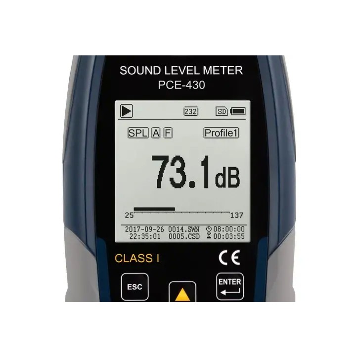 Sonomètre classe I Sonomètre classe I