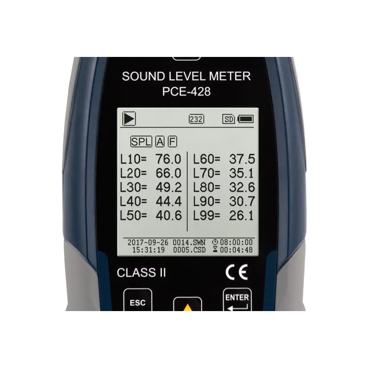Sonomètre classe II Sonomètre classe II