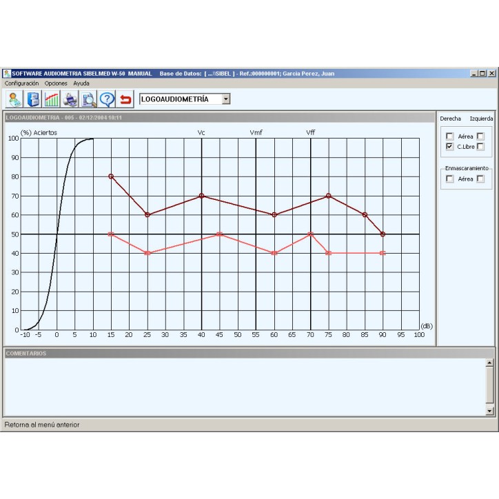 W50 Logiciel d’audiométrie W50 Logiciel d’audiométrie