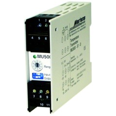 Transmetteur de température multi-gammes MU500 – PT100/PT1000, sorties 0(4)–20 mA et 0(2)…10 V
