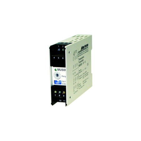 Transmetteur de température multi-gammes MU500 – PT100/PT1000, sorties 0(4)–20 mA et 0(2)…10 V