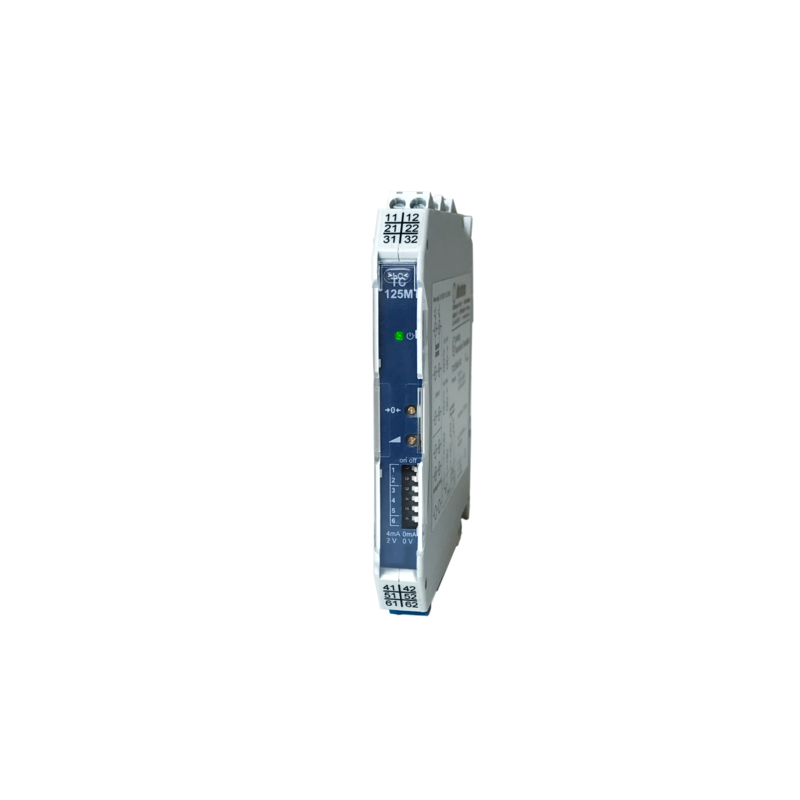 Transducteur TC125 – Mesure de température Pt100, Pt1000, thermocouples J/K/S, 24 pré-échelles réglables, sécurité intrinsèque