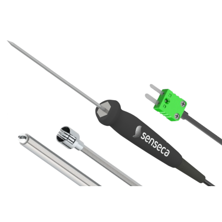Sonde de température de surface de précision Type K, grande poignée