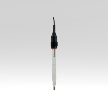 Électrode pH avec diaphragme à joint écrasé, résistante à la pression