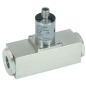 FLEX-HD1K – Transmetteur de débit DN 8 à DN 25, 4–20 mA / 0–10 V, matériaux laiton/acier inoxydable