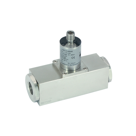 FLEX-HD2K – Transmetteur de débit DN 8 à DN 25, 4–20 mA / 0–10 V, matériaux laiton/acier inoxydable