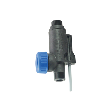 FX – Interrupteur de débit DN 15, principe piston, interrupteur à lames, plastique