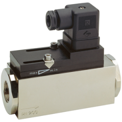 HD1F – Interrupteur de débit DN 8 à DN 25, pour eau, laiton/acier inoxydable