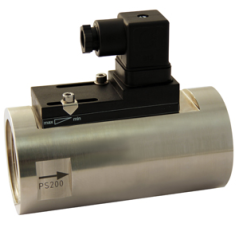 HR2K1 – Interrupteur de débit DN 32 à DN 50, pour eau, connecteur DIN 43650, interrupteur à lames